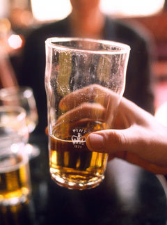 Marie Claire news: Pint of lager