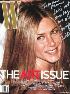 Marie Claire news: Jennifer Aniston on the cover of W magazine