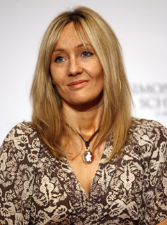 J K Rowling, the wealthiest woman in Britain