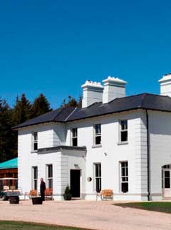 An exterior view of Lisloughrey Lodge in Ireland