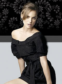 Naralie Portman in an ad campaign for her new line of vegan-friendly shoes