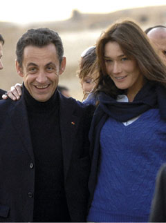 Nicolas Sarkozy and Carla Bruni