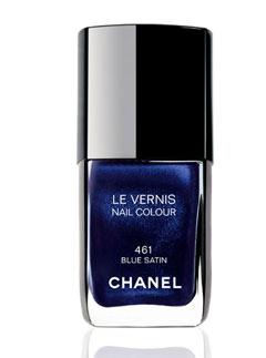 Chanel Blue Satin Nail Varnish