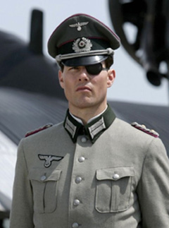 Tom Cruise on set of Valkyrie