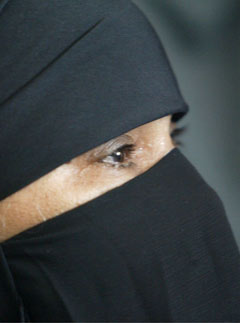 Woman wearing hijab