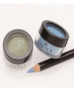 Inika Eyeshadows and Eyeliner