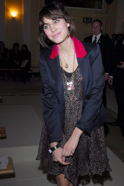 Alexa Chung at Luelle autumn/winter 2008 Alexa Chung at Luelle autumn/winter 2008