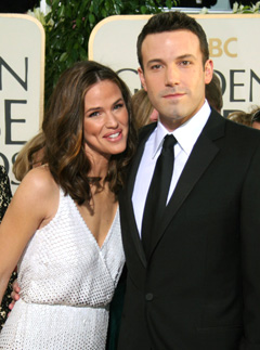Ben Affleck and Jennifer Garner at the 64th Annual Golden Globe Awards