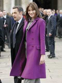 Carla Bruni in London for French State Visit