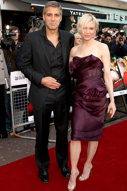 Marie Claire celebrity photos: Leatherheads premiere, George Clooney & Renee Zellweger