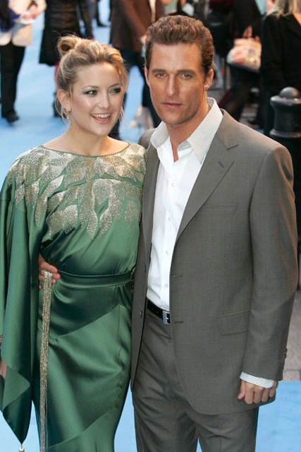 Marie Claire celebrity photos: Fools Gold Premiere, London, Kate Hudson and Matthew McConaughey