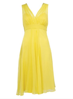LK Bennett Spin yellow dress