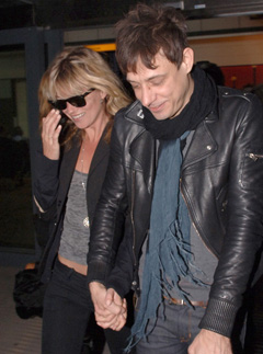 Kate Moss and Jamie Hince reunite at Heathrow airport
