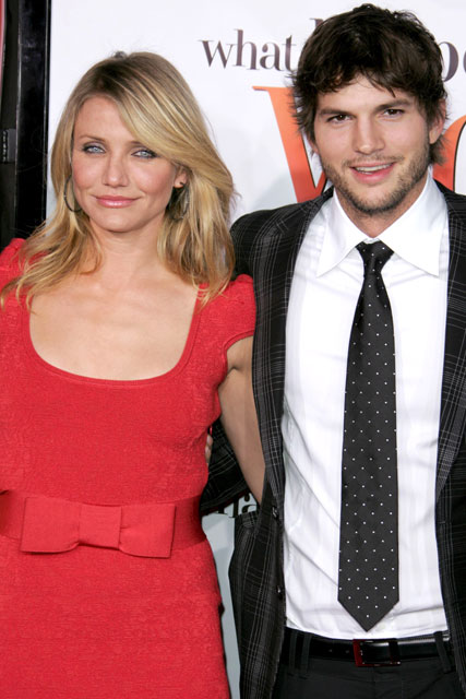 Marie Claire celebrity photos: What Happens in Vegas film premiere, Cameron Diaz & Ashton Kutcher