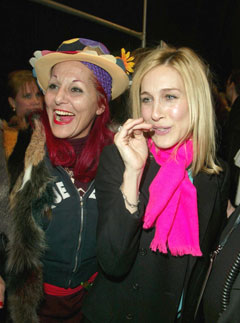 Patricia Field and Sarah Jessica Parker