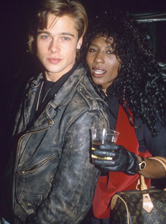 Brad Pitt and Sinitta