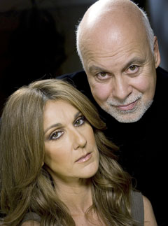 Celine Dion and Rene Angelil