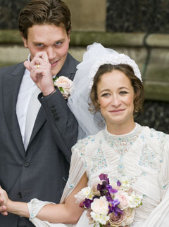 Marie Claire celebrity photos: The wedding of Leah Wood, Leah Wood and Jack Macdonald