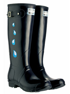 Marie Claire Eco news: Hunter wellington boots for Water Aid