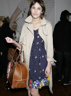 Alexa Chung at the Matt Urwin Uniqlo UT Project Party, May 2008 Alexa Chung at the Matt Urwin Uniqlo UT Project Party, May 2008