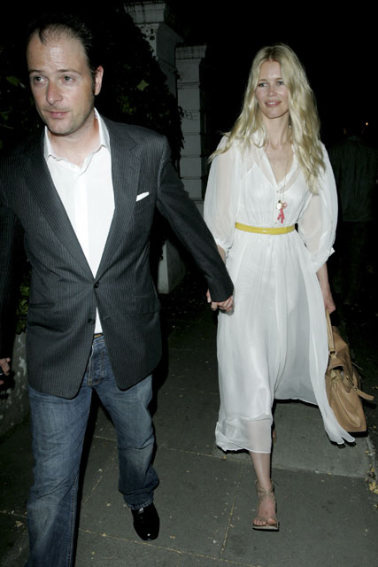 Marie Claire celebrity photos: Uma Thurman's engagement party, Claudia Schiffer
