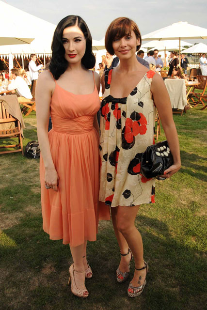 Marie Claire celebrity photos: Cartier Polo Day, Dita Von Teese and Natalie Imbruglia