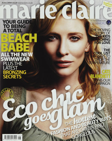 Marie Claire Covers: June 2008 - Cate Blanchett