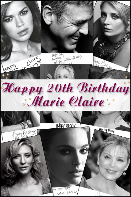 Marie Claire celebrity photos: Birthday wishes