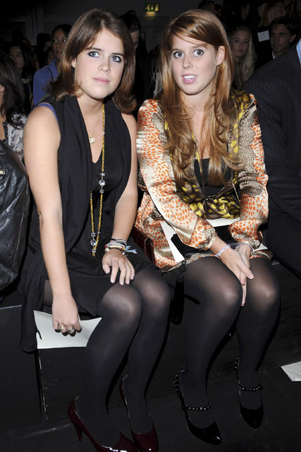 Marie Claire celebrity photos: London Fashion Week front row, Issa S/S 2009, Beatrice and Eugiene