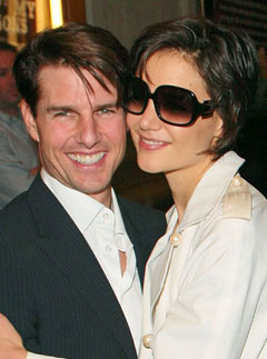 Katie Holmes and Tom Cruise