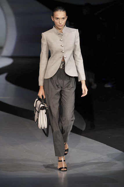 Marie Claire Fashion - Milan Fashion Week: Emporio Armani S/S 2009