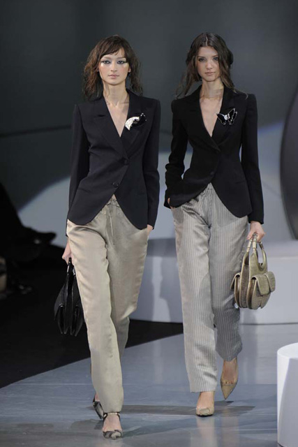 Marie Claire Fashion: Milan Fashion Week: Giorgio Armani S/S 2009