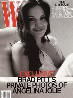 Marie Claire Celebrity News: Angelina Jolie - Breast feeding - W Magazine