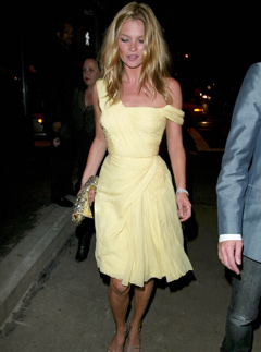 Kate Moss at Another Magazine party, September 2003