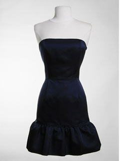Chloe & Reese ruffle satin party dress