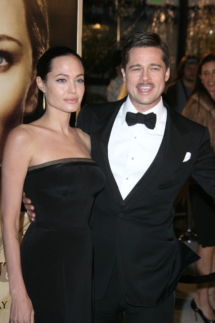 Angelina Jolie and Brad Pitt, The Curious Case of Benjamin Button, Celebrity Photos, Marie Claire