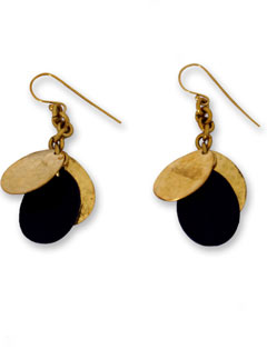 Made petal earrings at Equa