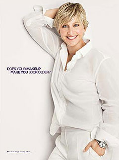 Ellen DeGeneres for CoverGirl and Olay, Beauty, Celebrity news, Marie Claire