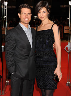 Tom Cruise and Katie Holmes, Valkyrie premiere, celebrity news, Marie Claire