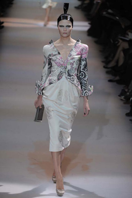 Giorgio Armani Haute Couture show Spring Summer 2009