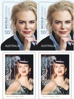 Nicole Kidman for Australian Legends Stamps, celebrity news, Marie Claire