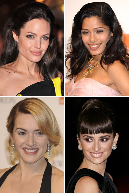 BAFTA beauty, celebrity photos, Marie Claire