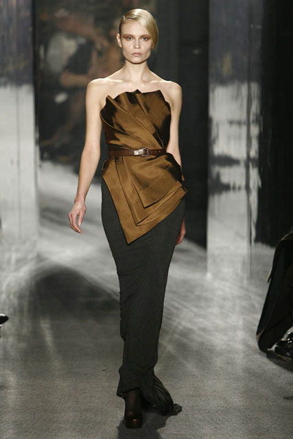 Donna Karen A/W 2009, New York Fashion Week, catwalk show, Marie Claire