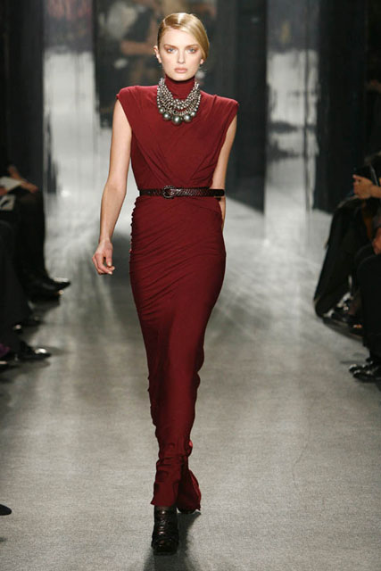 Donna Karen A/W 2009, New York Fashion Week, catwalk show, Marie Claire