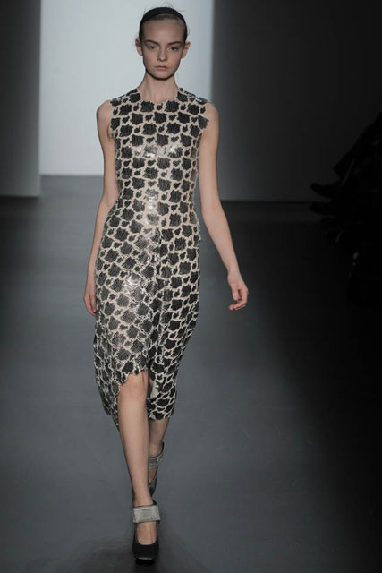 Calvin Klein A/W 2009, New York fashion week, catwalk show, Marie Claire