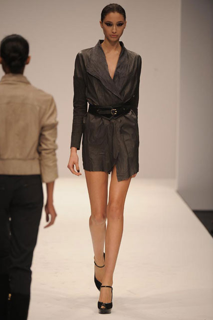 Noir A/W 2009, London Fashion Week, catwalk show, Marie Claire