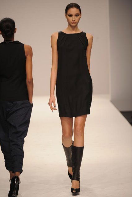 Noir A/W 2009, London Fashion Week, catwalk show, Marie Claire