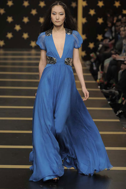 Jenny Packham A/W 2009, London fashion week, catwalk show, Marie Claire
