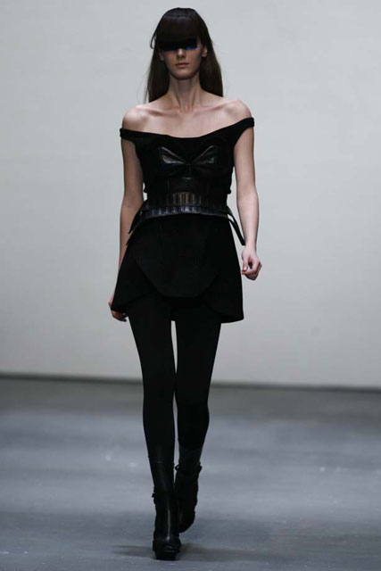 Louise Goldin A/W 2009, London fashion week, catwalk show, Marie Claire