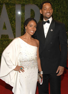 Jada Pinkett-Smith and Will Smith at the Vanity Fair Oscars 2009 Party